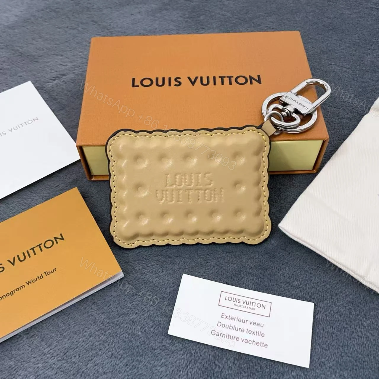 View 9 of Louis Vuitton Lv Key Holder And Bag Charms