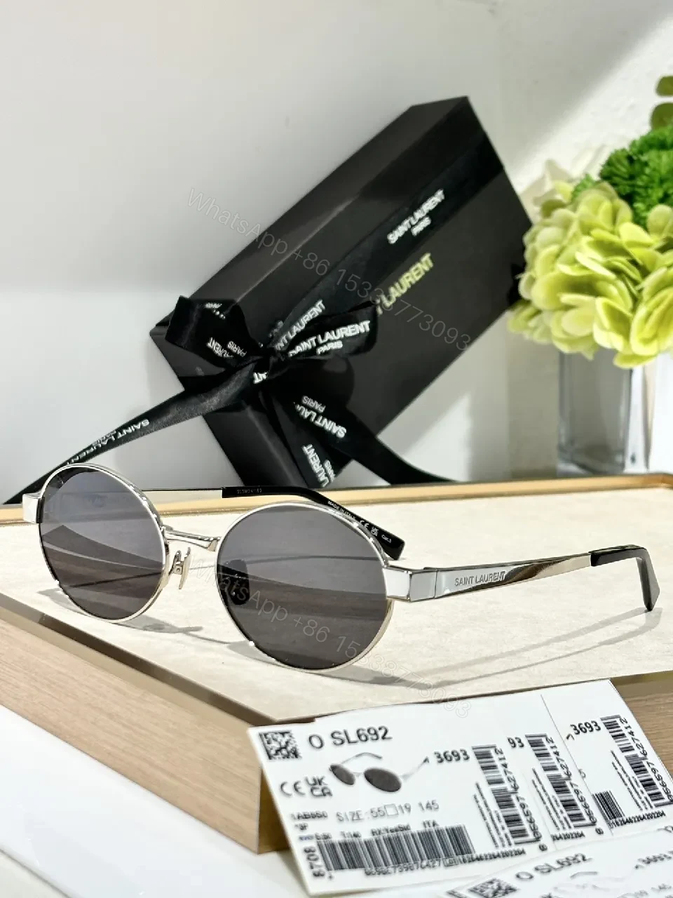 View 9 of Gold-Tone Round Sunglasses: Luxe Details, All-Day Comfort