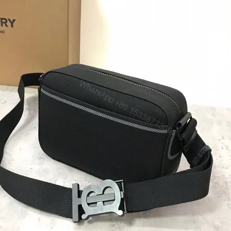 View 9 of Black Burberry Crossbody: Compact Luxury, All-Day Versatility