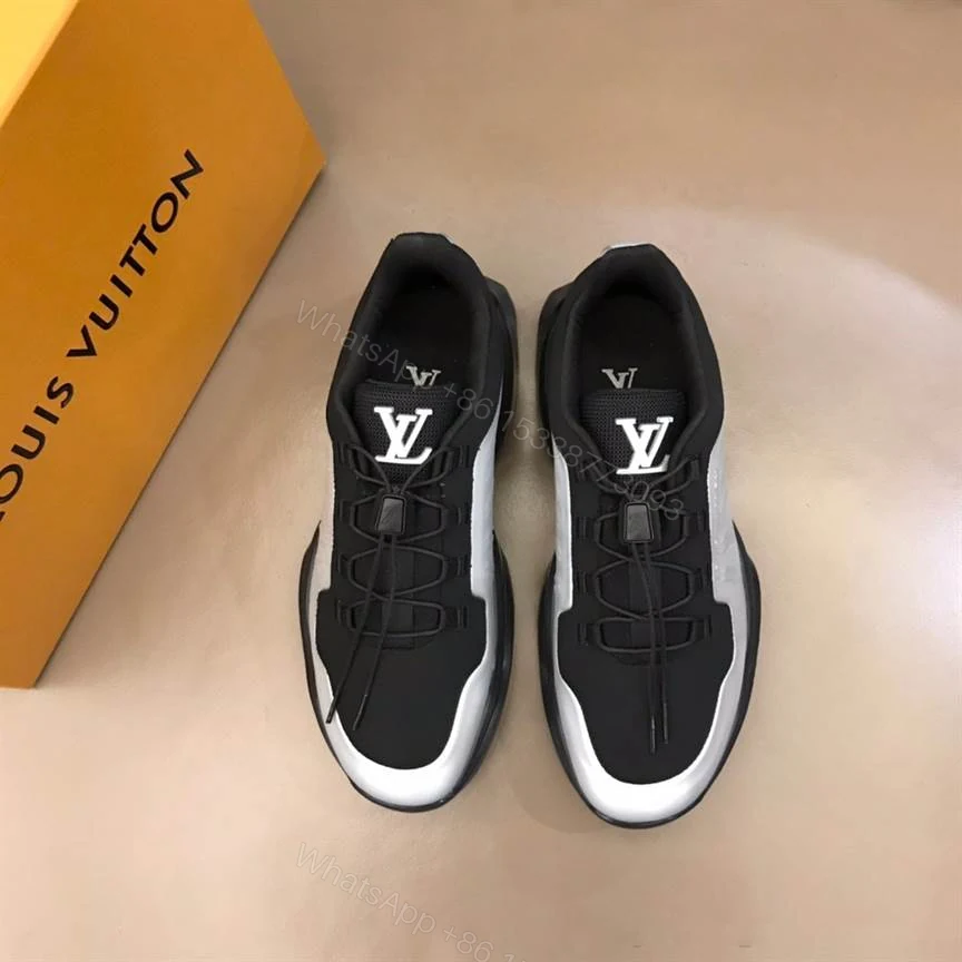 View 4 of Louis Vuitton Millenium Sneakers In Sliver – Lsvt279