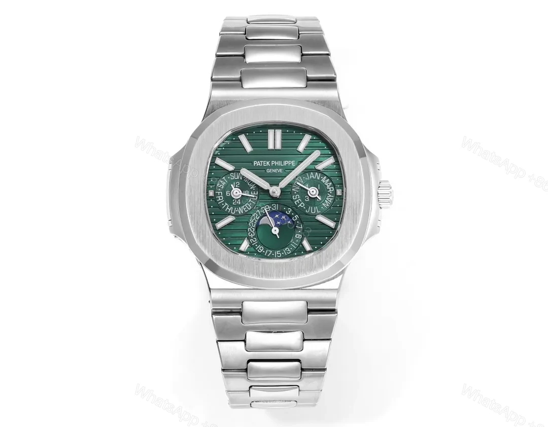 Patek Philippe Green Nautilus Watch — view 1