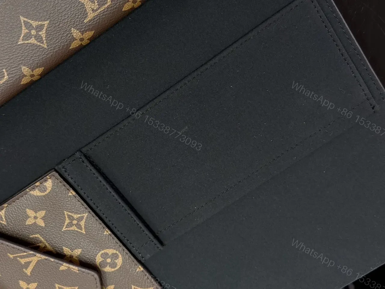 View 7 of Classic Monogram Clutch: Coated Canvas, Gold Lock, Envelope