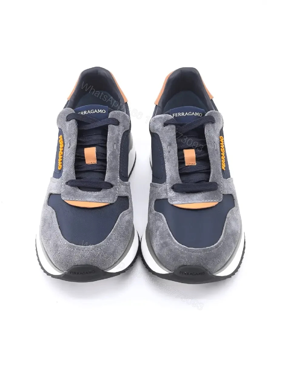 View 6 of Casual Luxe Suede Sneaker with Textured Blocks, Mens Footwear