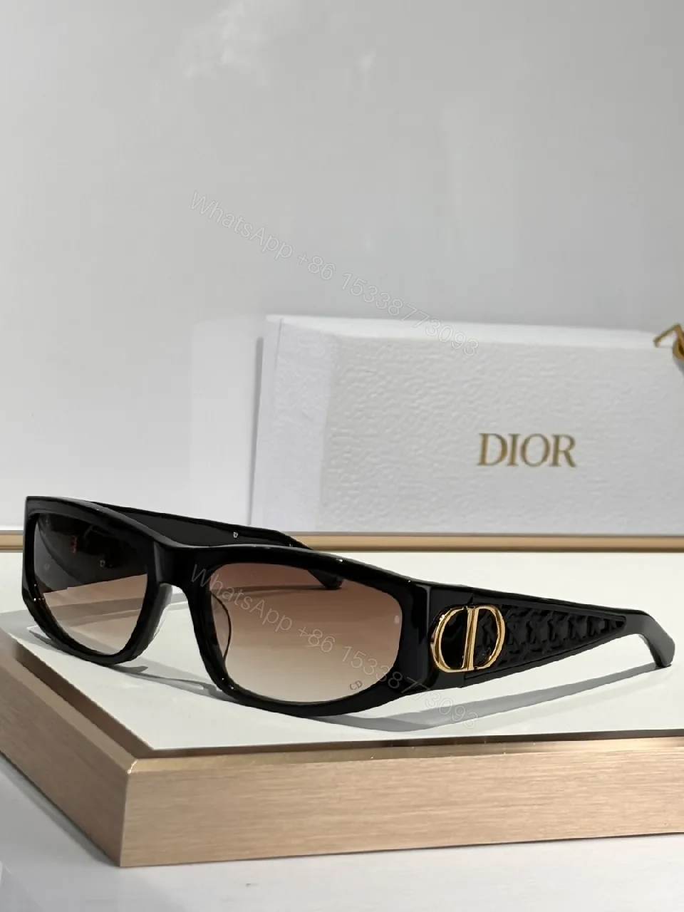 View 6 of White Frame Sunglasses, Acetate, Modern, All-Day Comfort, Sunglasses
