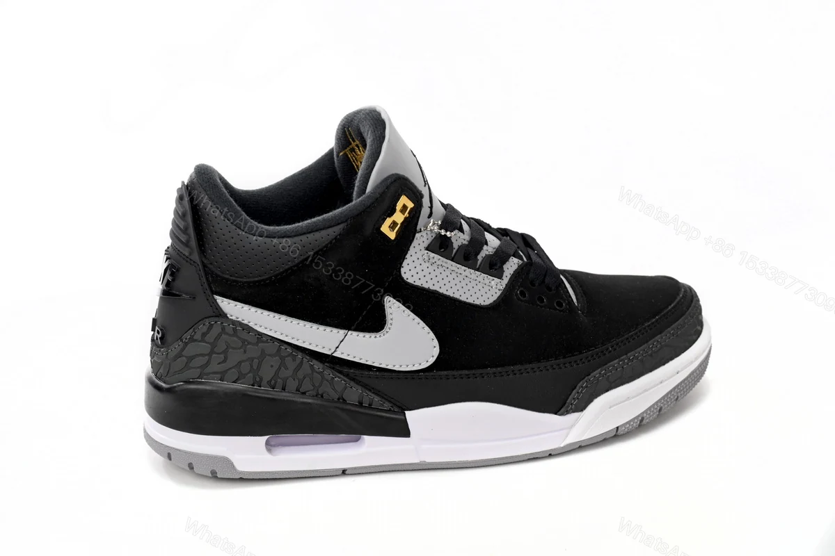 View 3 of Air Jordan 3 Tinker “Black Cement”15 CK4348-007