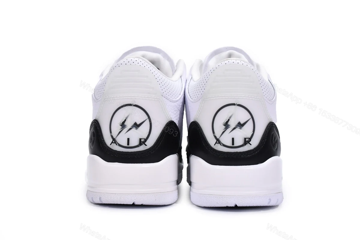 Fragment Design x Air Jordan 3 Black White DA3595-100 — view 2