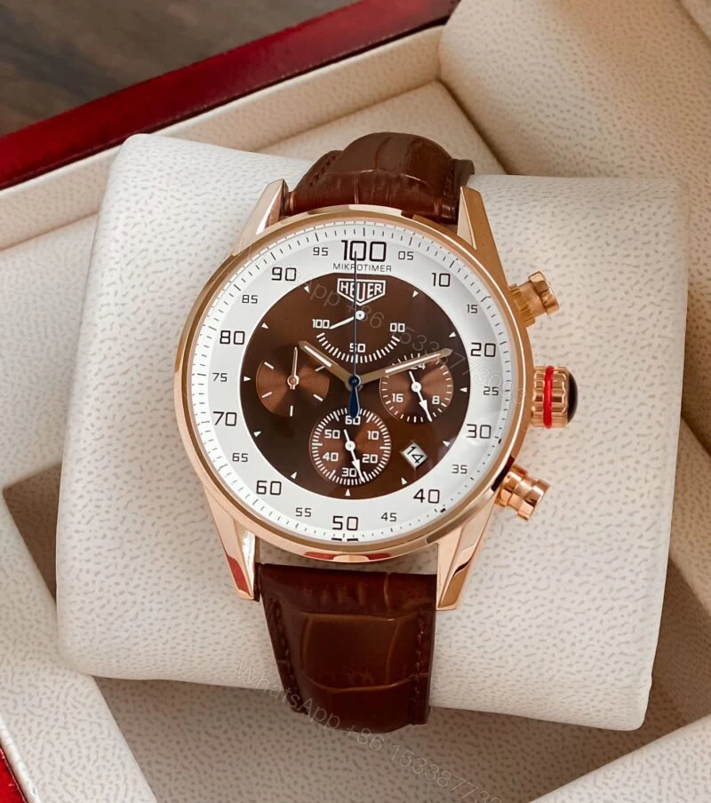 Tag Heuer 7AA Premium Brown Dial 44mm Quartz — view 1