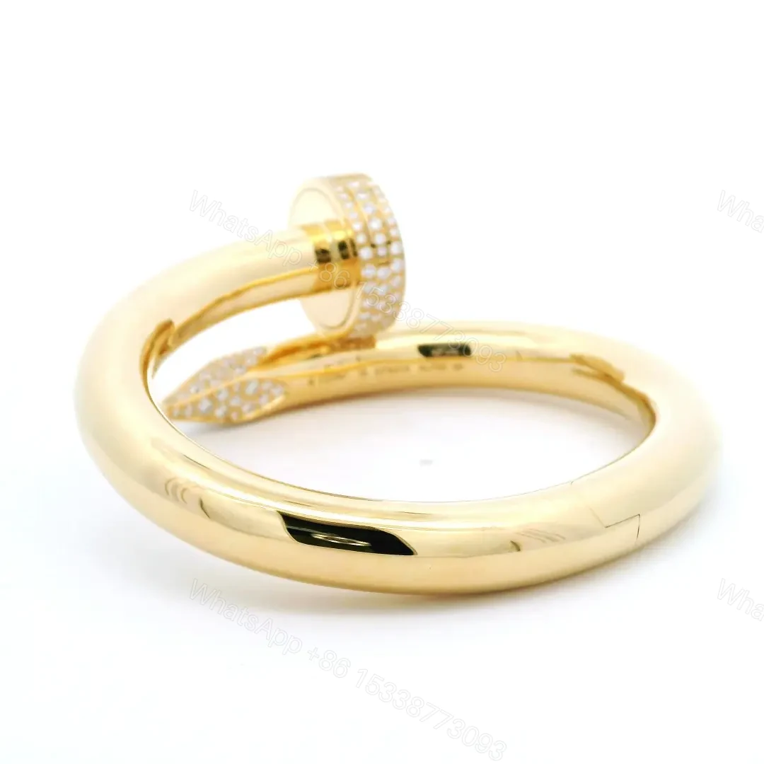 View 5 of Cartier Juste un Clou Width 8.5 mm Extra Large Diamond Bracelet