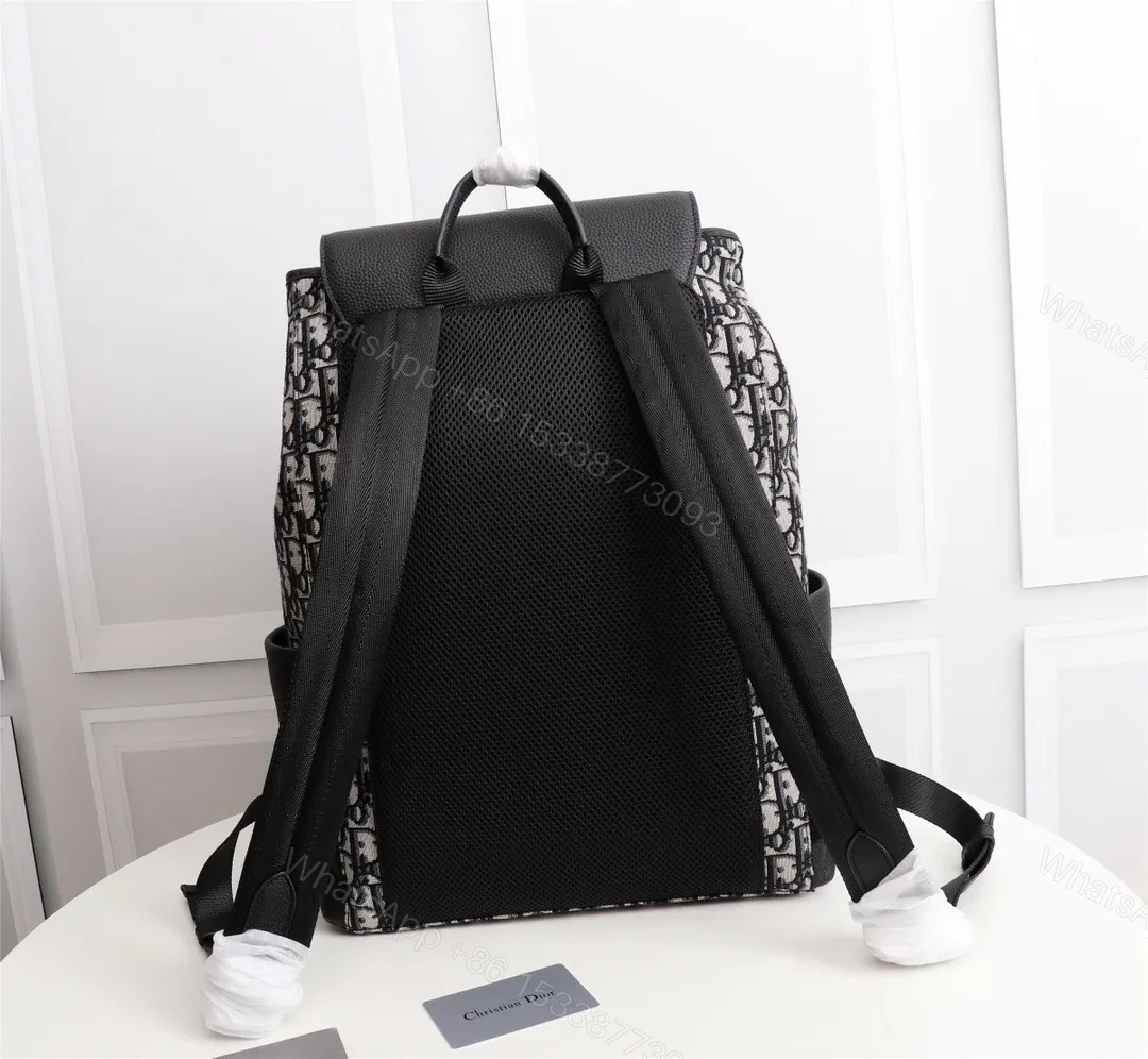 View 5 of Monogram Patterned Backpack: Luxe Utility, Durable Carryall