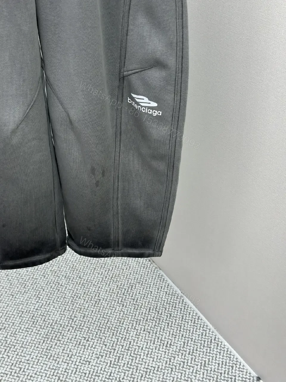 View 7 of Relaxed Tech-Fleece Joggers w/ Signature Logo Chinos