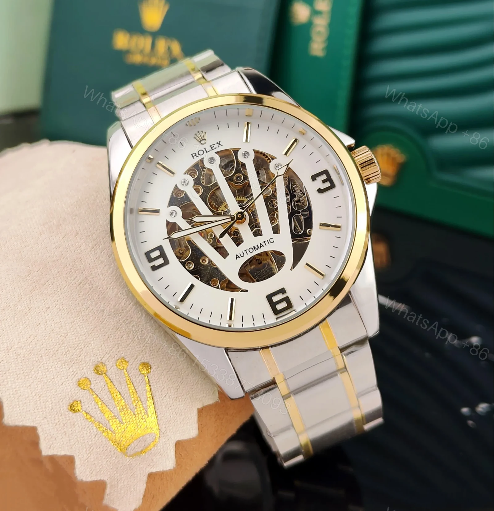 Rolex Automatic Two-Tone Self-Winding Movement — view 1