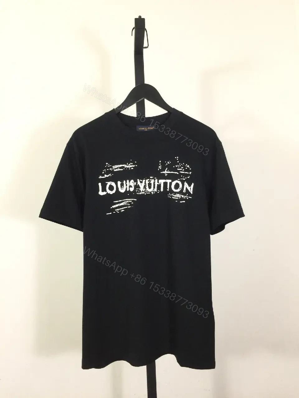 View 8 of Black Cotton Graphic Tee – Minimalist Luxe Streetwear Vibe