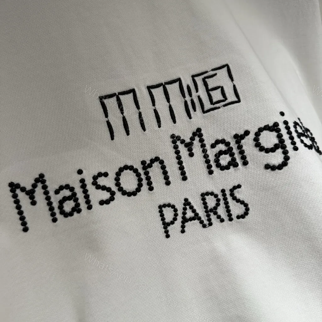 View 3 of Relaxed White Tee + Cotton Jersey + Minimalist + Embroidered Logo + T-Shirt