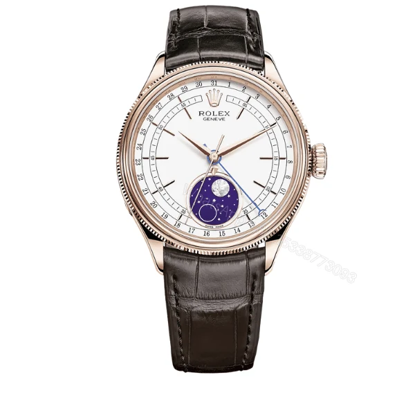 Rolex Cellini Moonphase White 39Mm 50535 — view 1