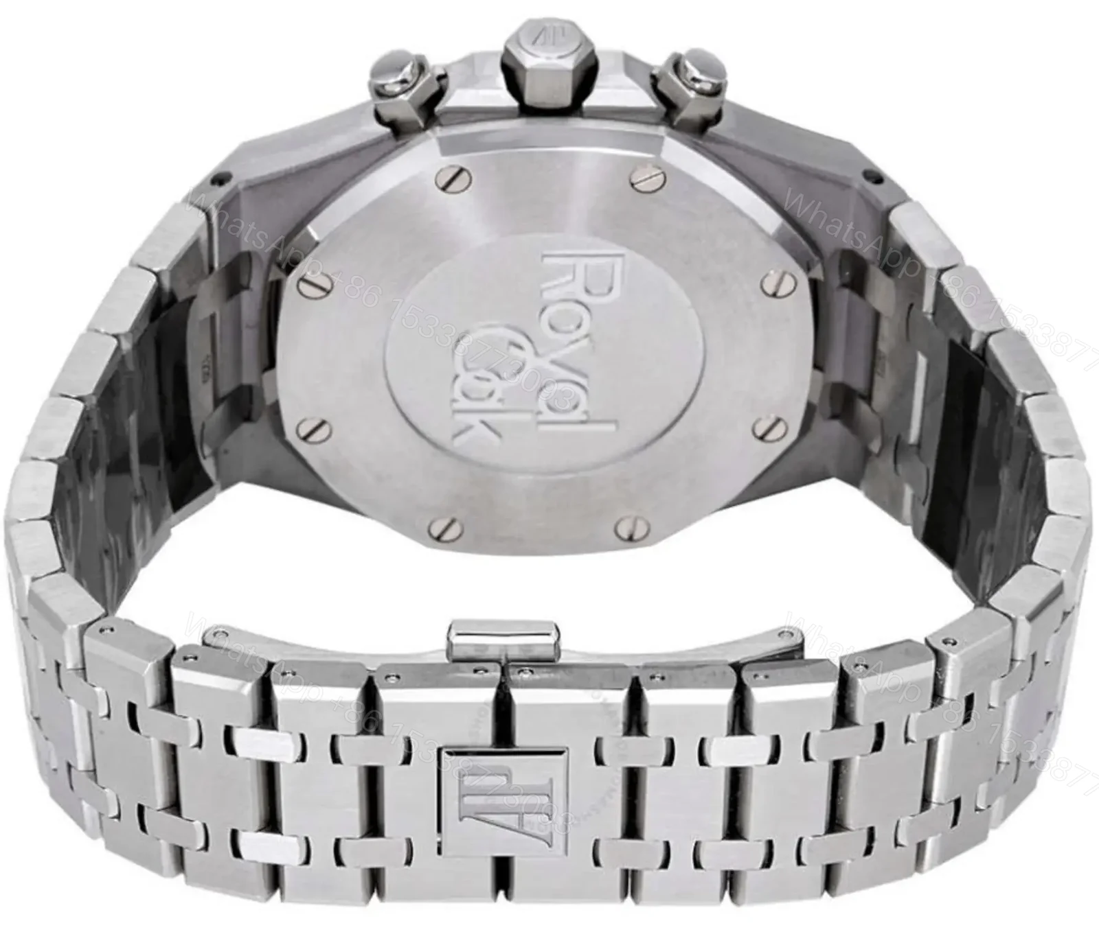 View 2 of Replica Royal Oak – Silver/White Chronograph