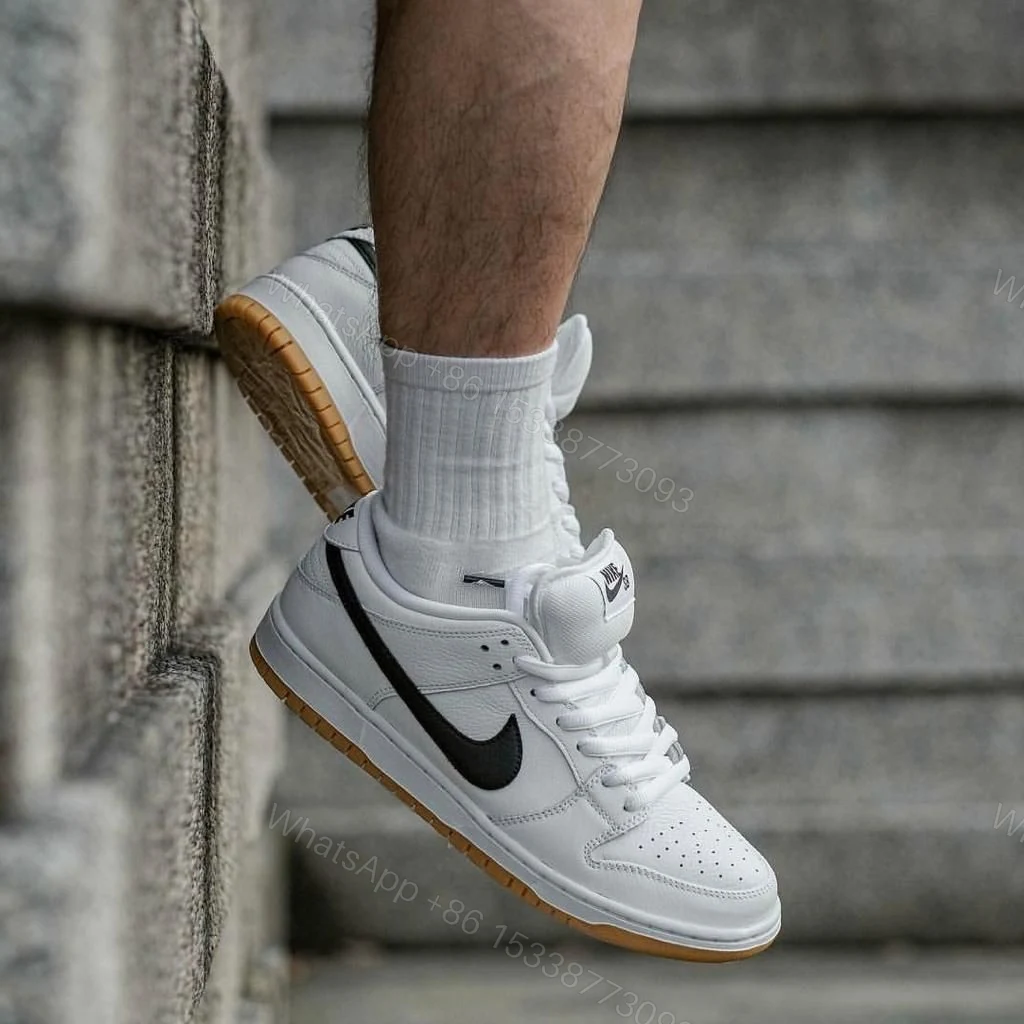 View 3 of FIRST COPY NIKE SB DUNK LOW WHITE GUM SHOES FOR MEN