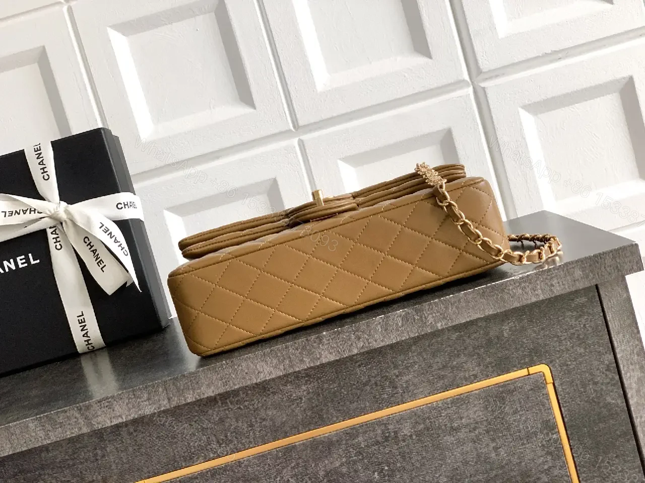 View 7 of Quilted Lambskin Flap Bag: Day-to-Night Luxury Chic