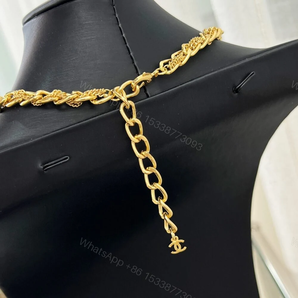 View 5 of Chanel CC Necklace Gold