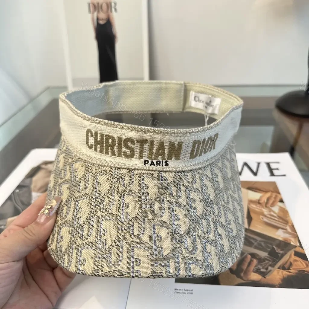 View 5 of Beige Monogram Visor — Luxe Streetwear Cap