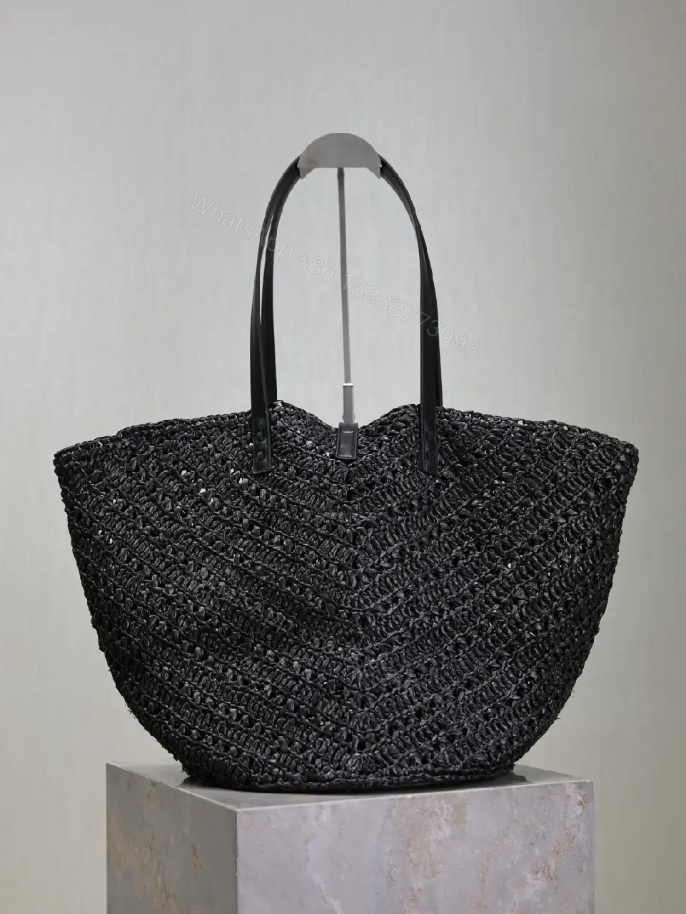 View 6 of Gold-Accent Crochet Tote: Premium Texture, All-Day Carry