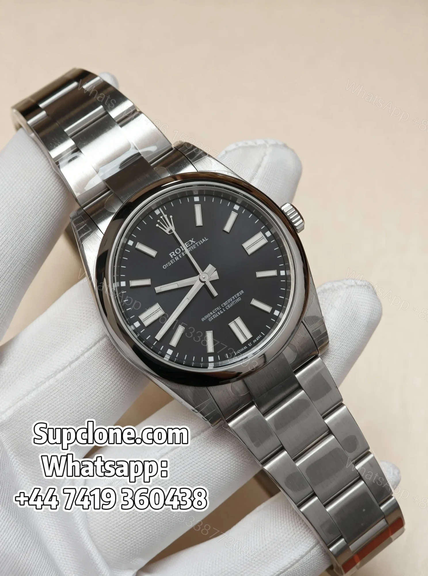View 2 of Rolex Super Clone Oyster Perpetual 134300-0008 41mm Black Dial 3230 Movement