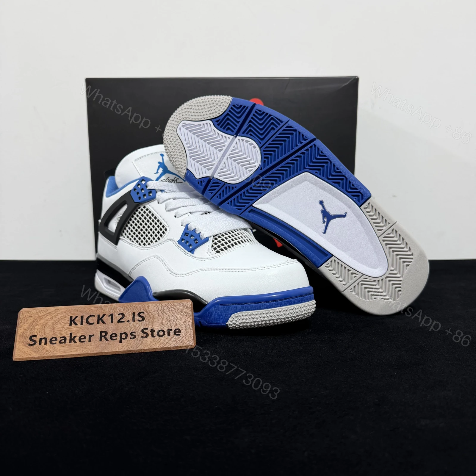 View 3 of Air Jordan 4 Retro Motorsport Reps