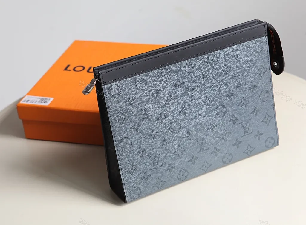Monogram Canvas Zip Pouch: Compact Luxury Organizer — view 1