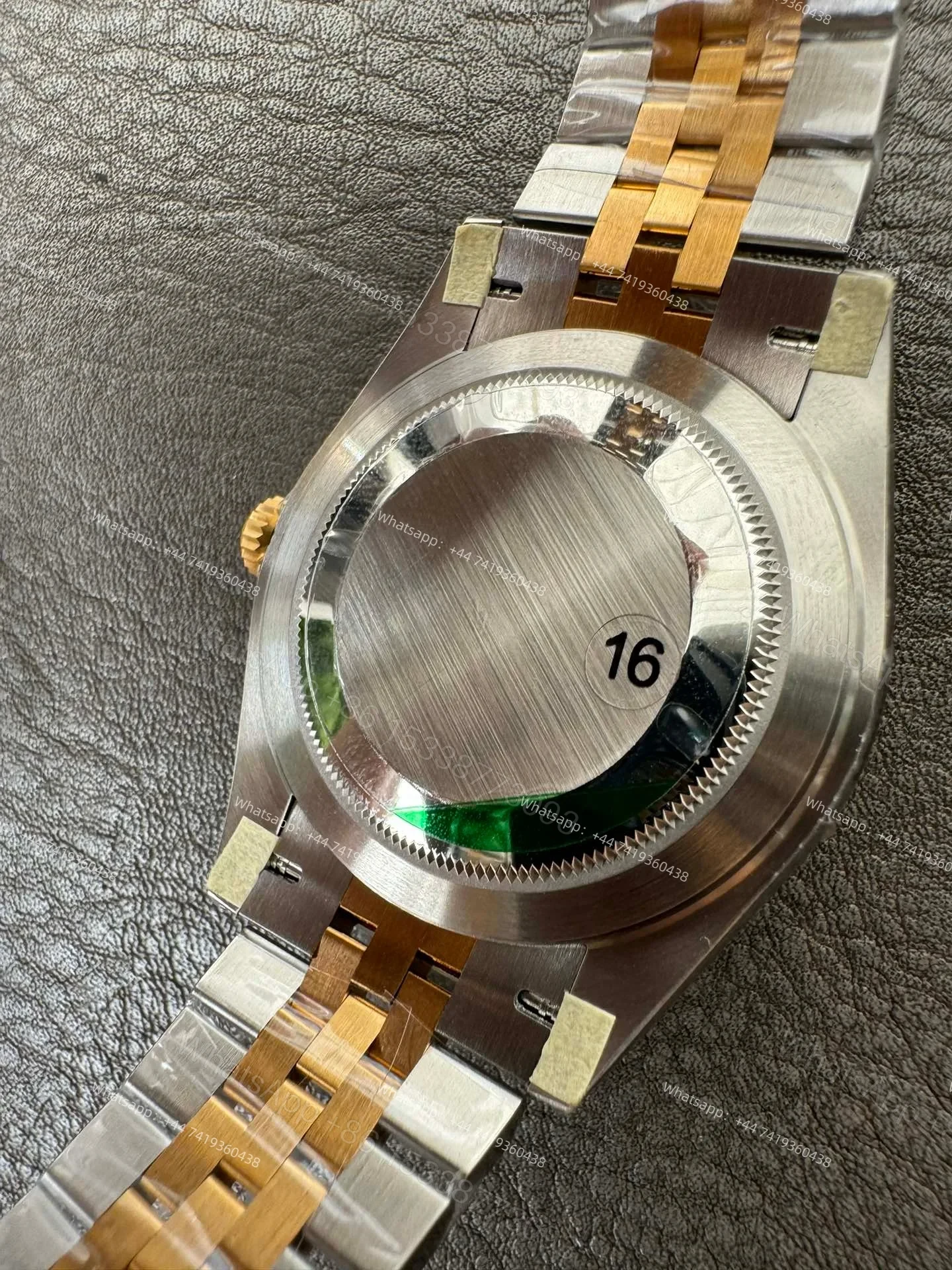 View 11 of Rolex Datejust M126333-0022 Water Ripple Gold Dial 1:1 Replica Jubilee 41MM 3235 Movement Super Clone Watch