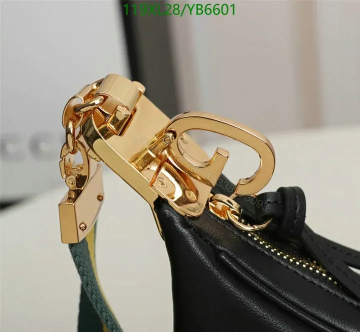 View 11 of Black Gucci Small Shoulder Bag Lookalike VRX310