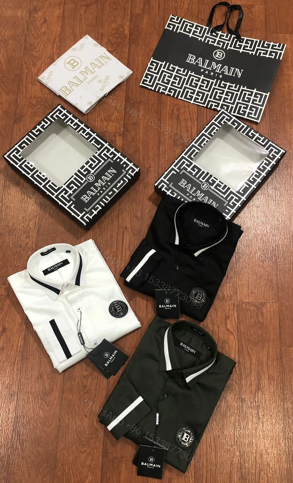 View 6 of First Copy Balmain Paris Premium Original 2025 Shirt for Men