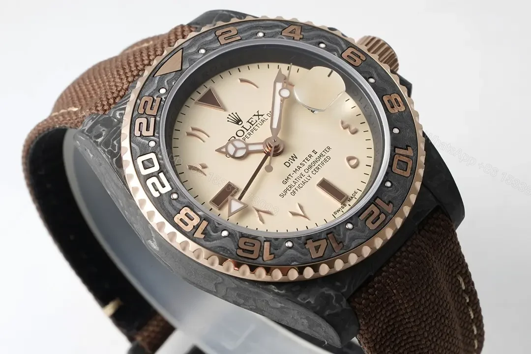 View 3 of VS Factory Clean Factory Diw Rolex GMT-Master II, Brown, Carbon Fiber