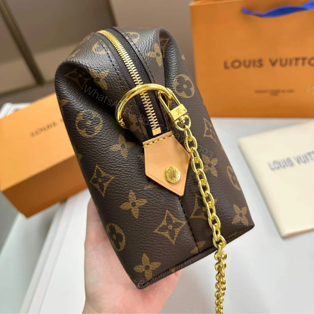 View 9 of Louis Vuitton Cosmetic Pouch Gm Brown 27Cm M46458