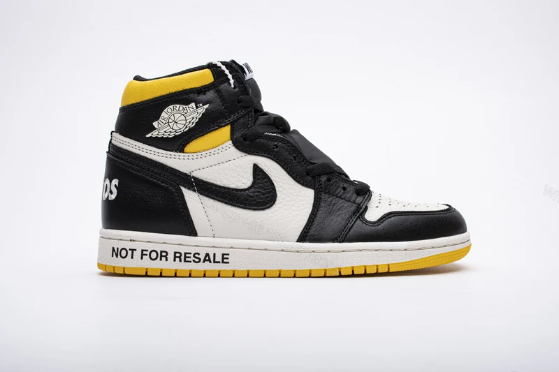 View 2 of Air Jordan 1 Retro High Not for Resale Varsity Maize 861428-107
