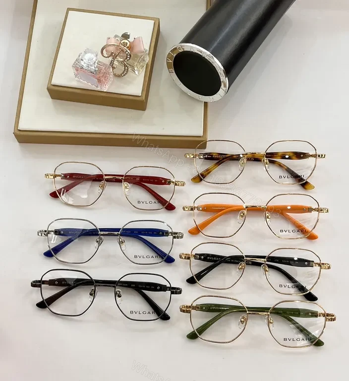 View 2 of Gunmetal BVLGARI Metal Eyewear: Luxe Designer Frames