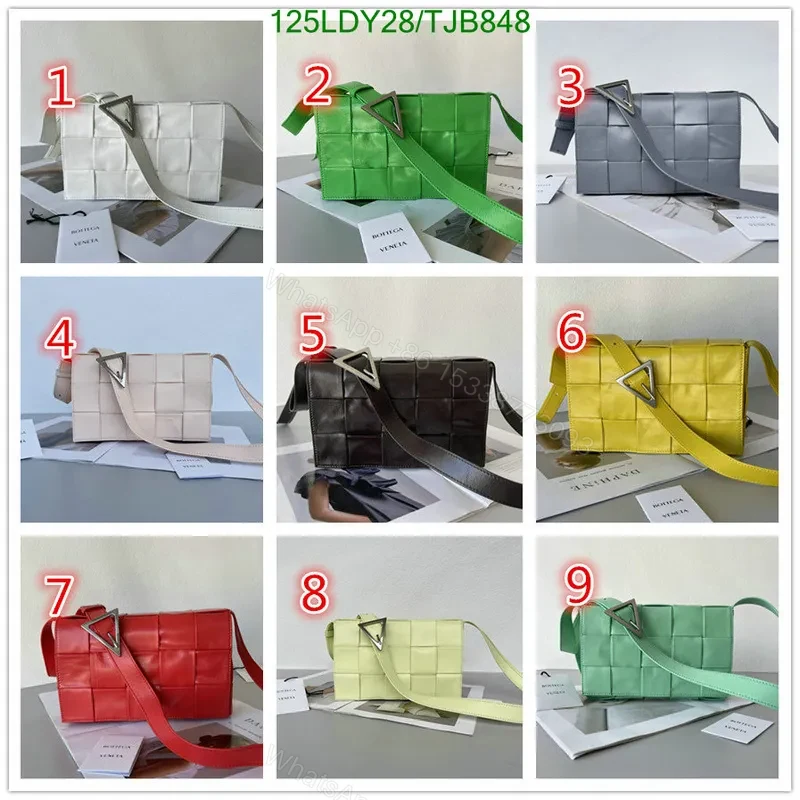 Bottega Veneta Premium Nappa Leather Intrecciato Weave Bag with Magnetic Fastening BV9101 — view 2