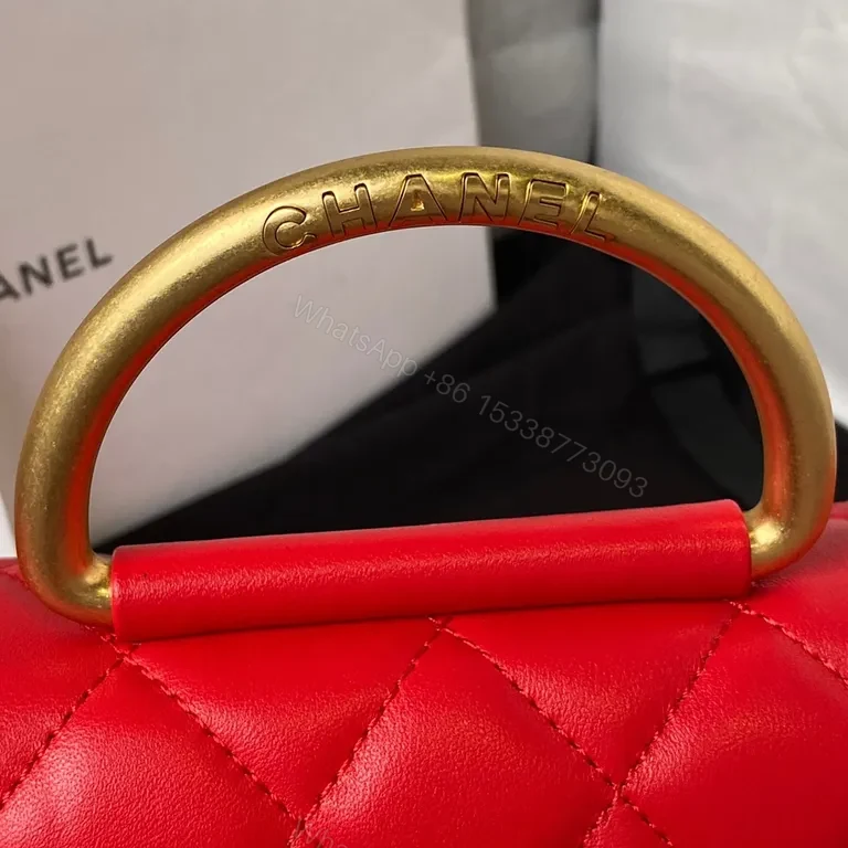 View 4 of Red Quilted Satchel: Luxe, Daily-Style Handbag