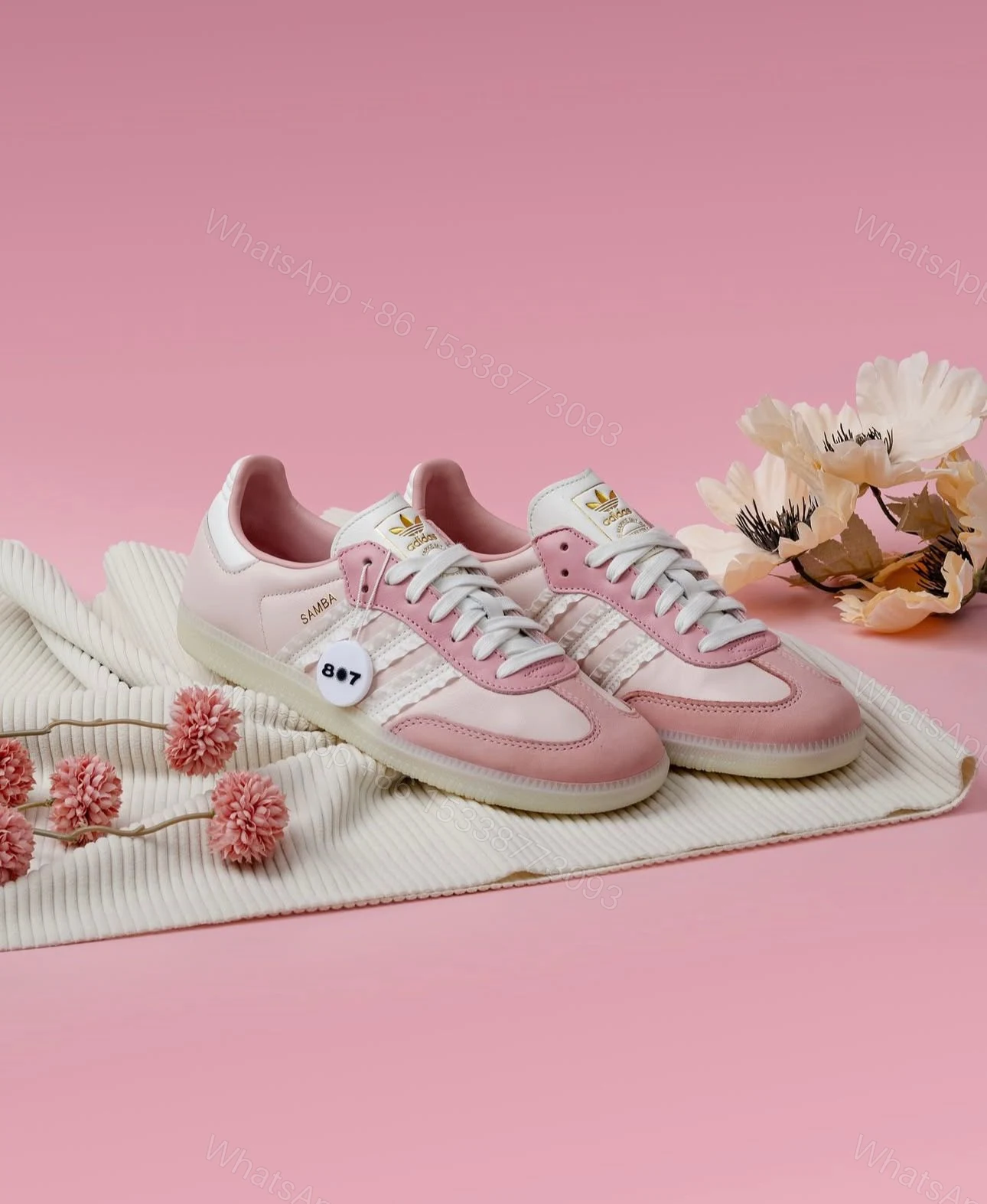 View 4 of FIRST COPY ADIDAS SAMBA RUFFLE STRIPES PACK WONDER FOR GIRLS