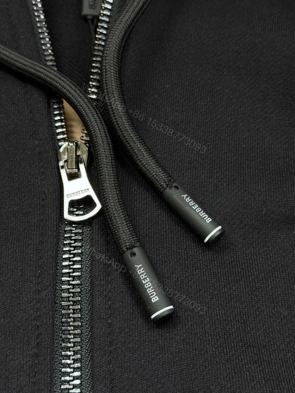 View 7 of Bold Hoodie with Plaid Trim - Luxe Everyday Comfort Hoodie