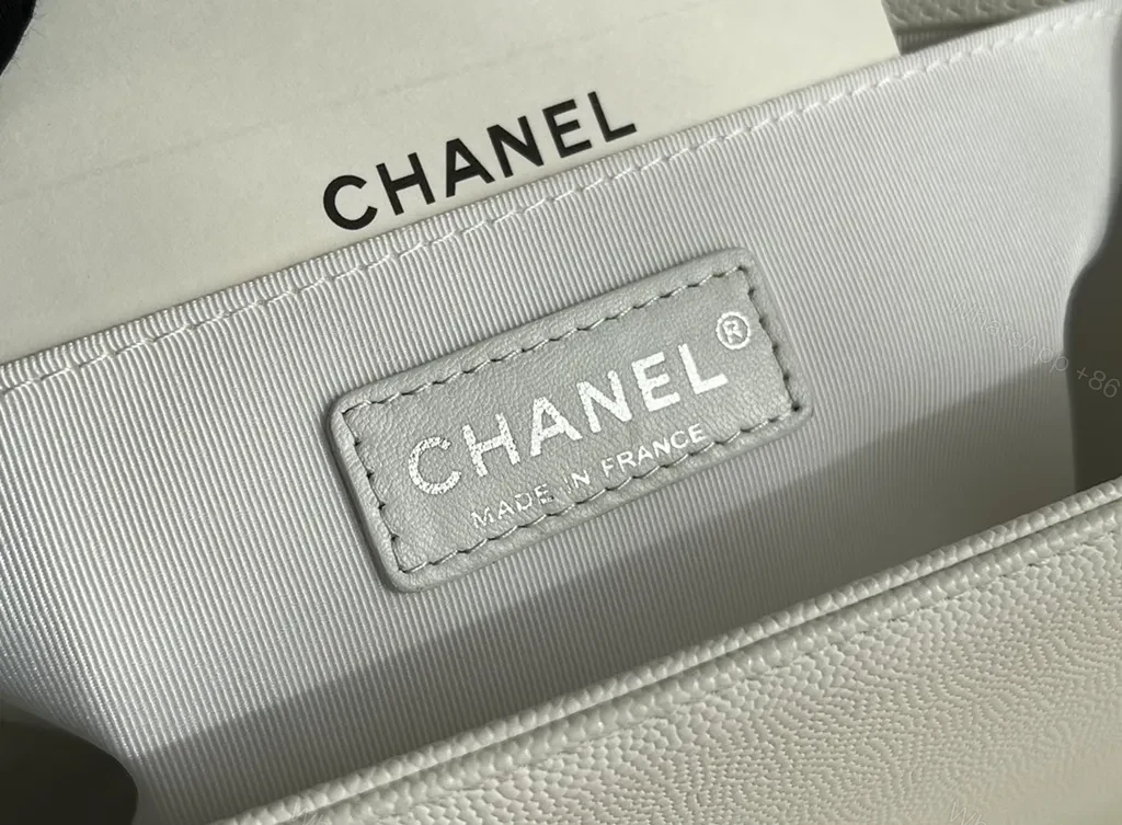 View 5 of Chanel-Style Quilted Crossbody Bag with Chain Strap
