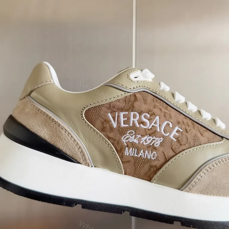 View 8 of Versace-Inspired Luxury Sneakers: Embellished Comfort