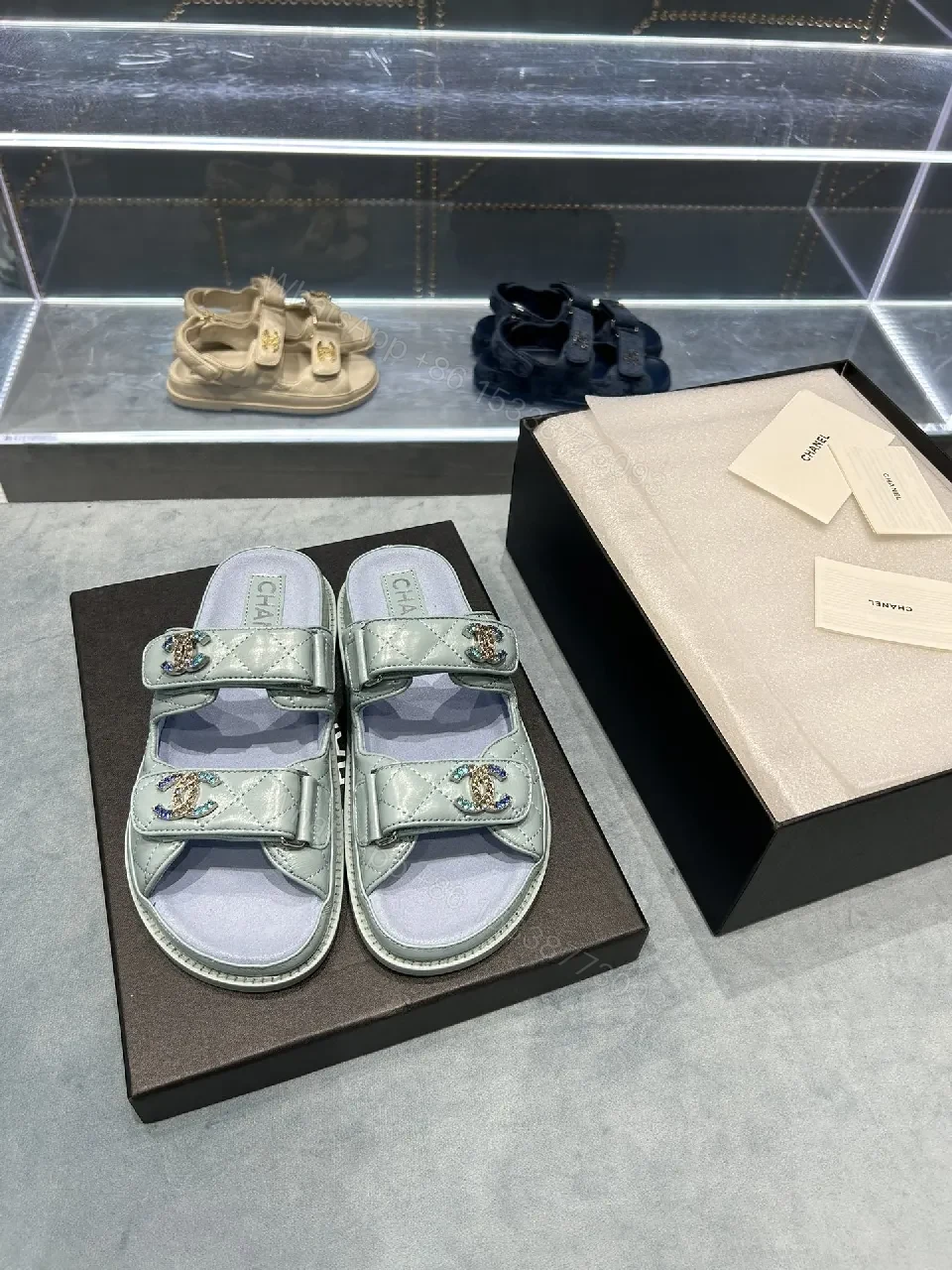Quilted Sandals: Subtle Shine, All-Day Comfort, Dual-Strap — view 1