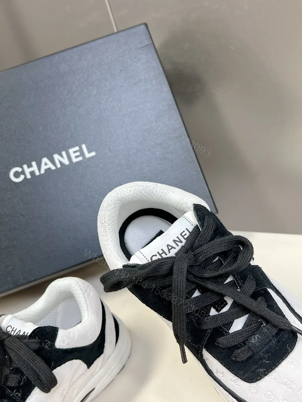 View 4 of Monochrome Luxe High-Tops: Subtle Designer Flair Comfort