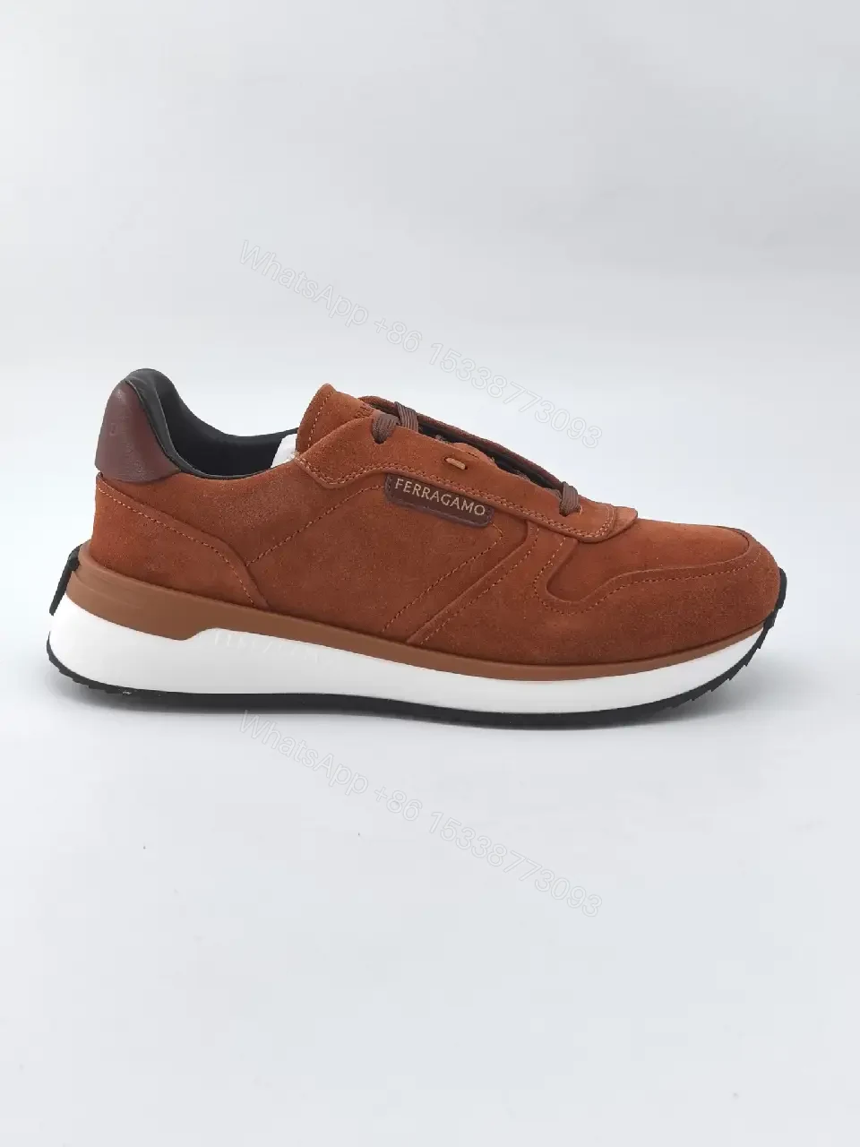 View 2 of Camel Suede Luxury Sneaker | All-Day Comfort, Casual Chic