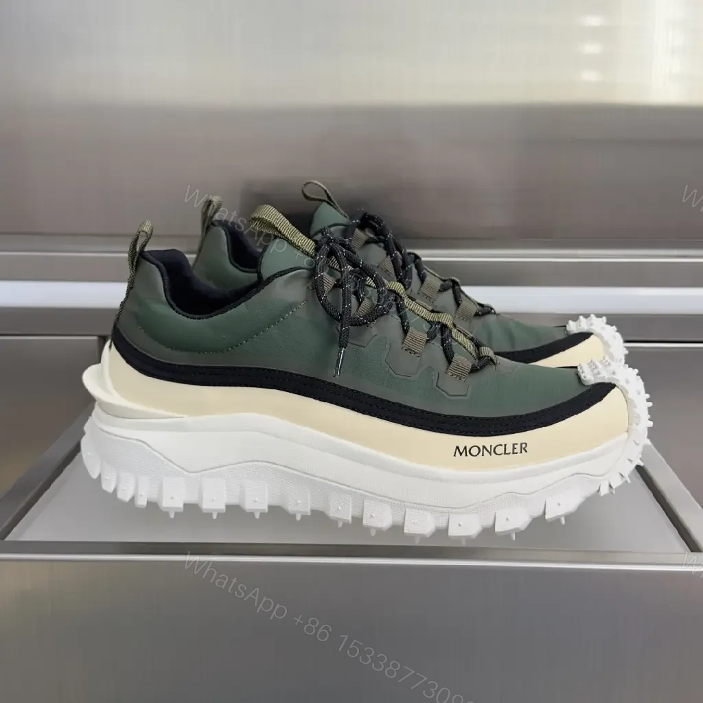 View 8 of Military Luxe Trail Sneakers: Rugged Texture, City Comfort