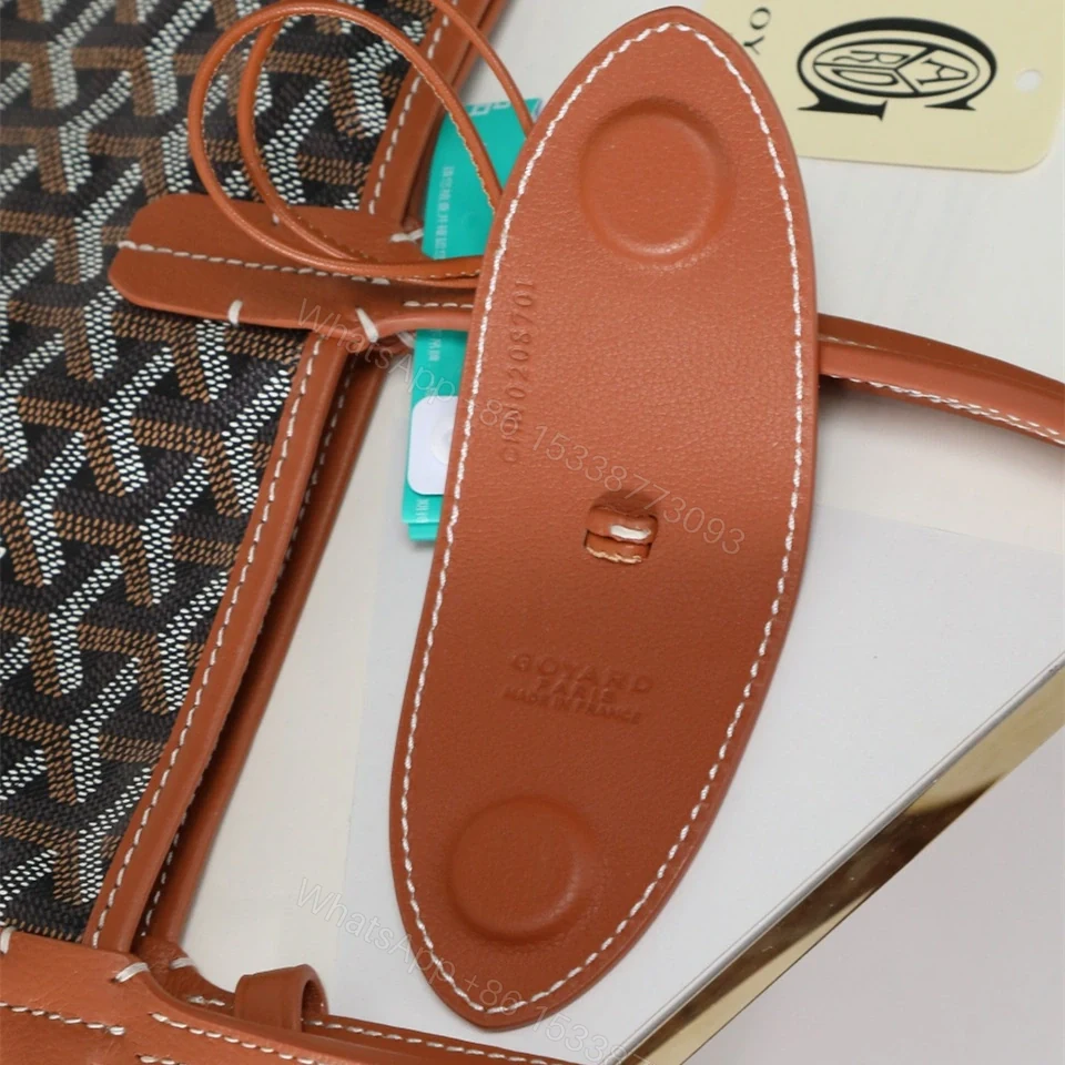 View 17 of 高仿Goyard*STLOUIP1滿印Tote手提袋棕色免檢版小號