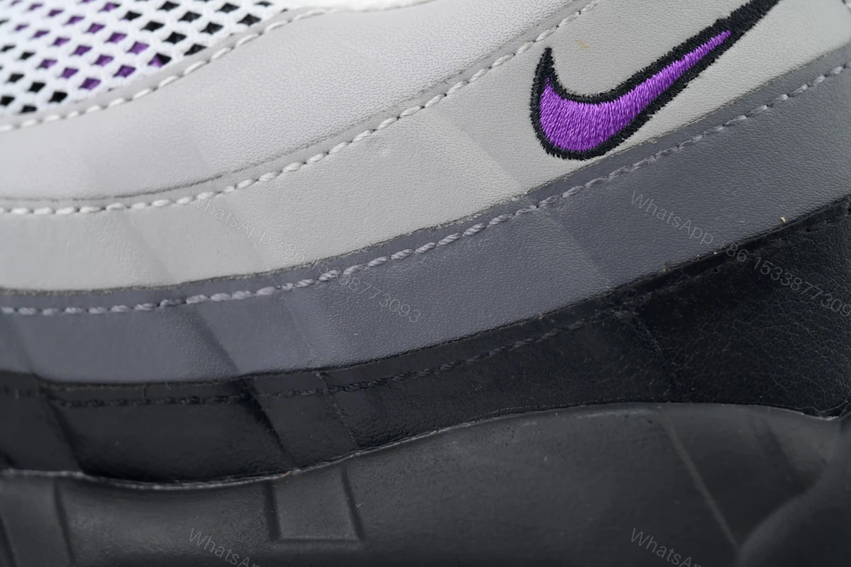 View 9 of Air Max 95 'Grey Purple' HD8015-003