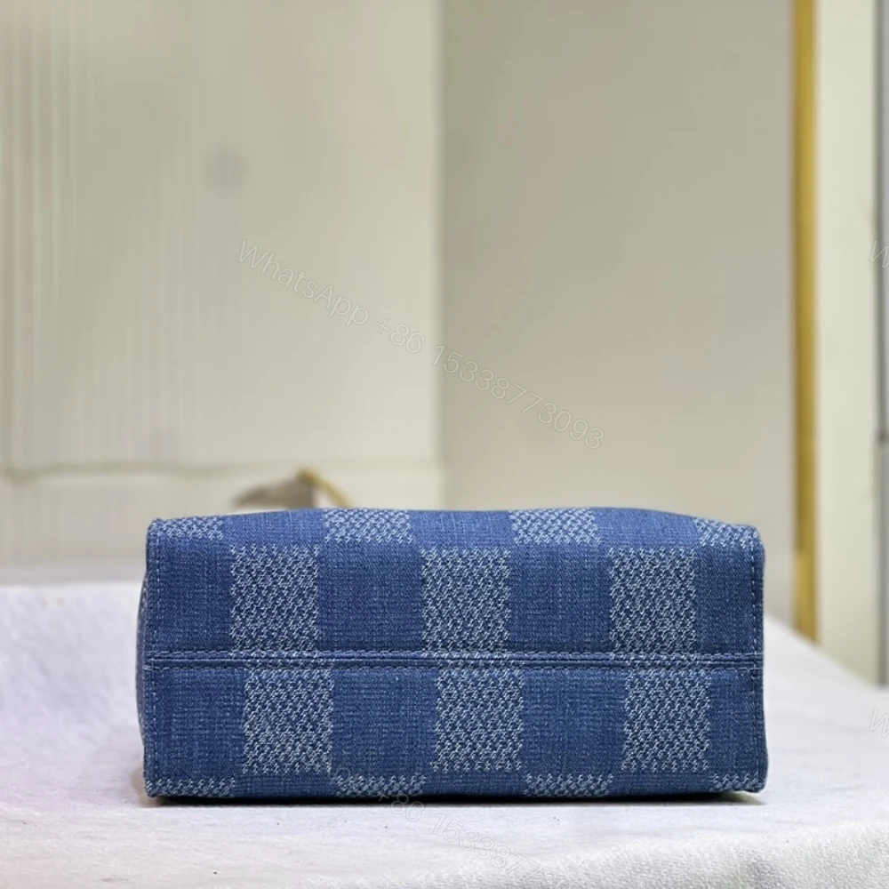 View 5 of Louis Vuitton Onthego PM Blue Denim 25Cm