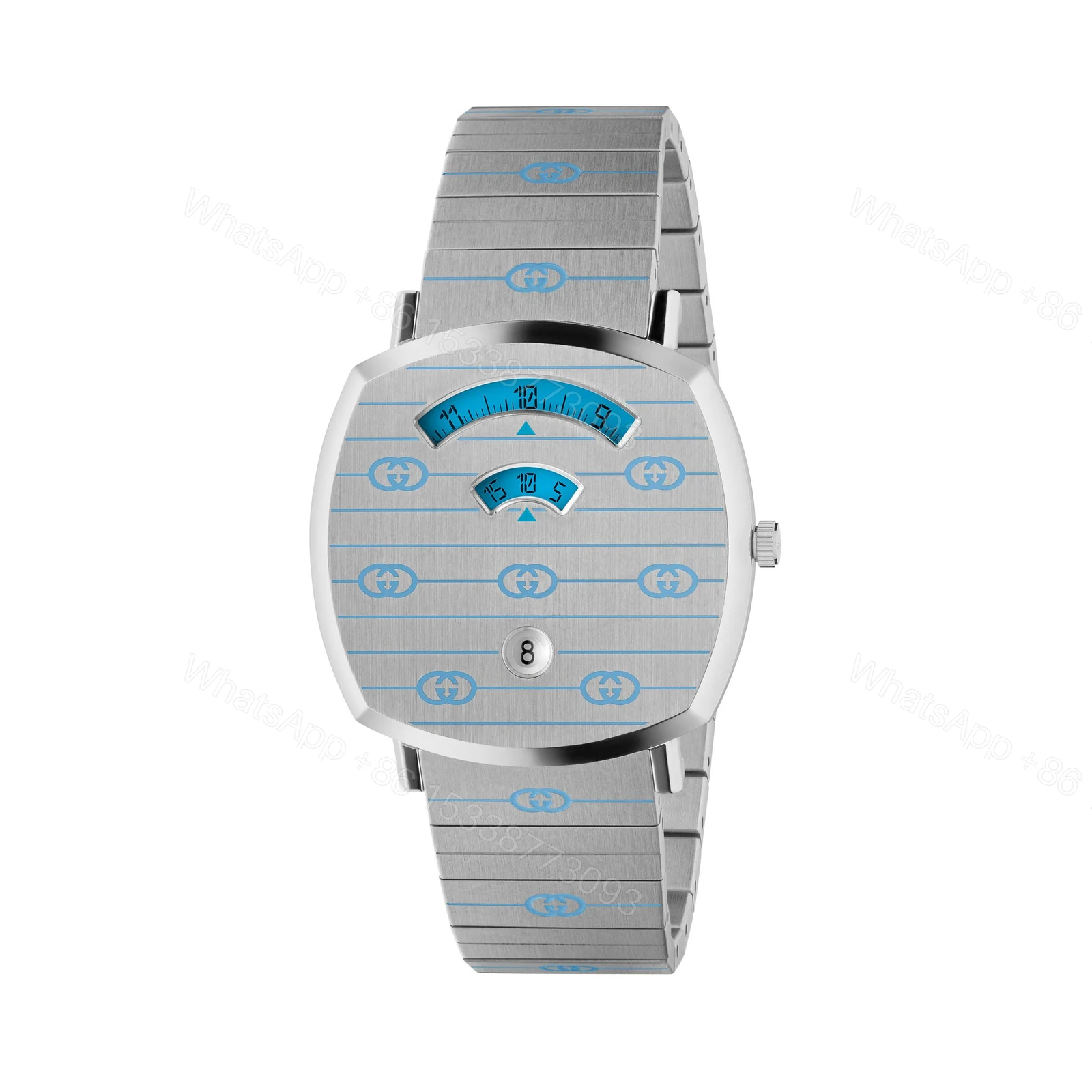 Gucci Grip Watch Blue Enamel 38Mm — view 1