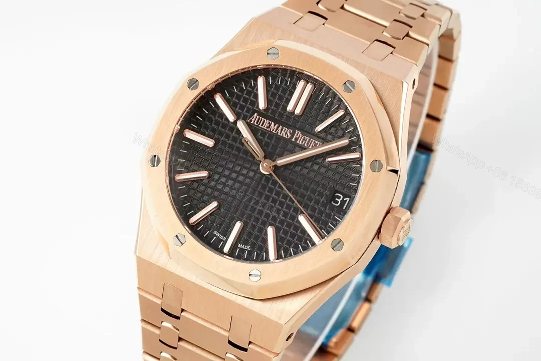 View 3 of Audemars Piguet Royal Oak 15500 Pink Gold Black Dial 15500OR.OO.1220OR.01