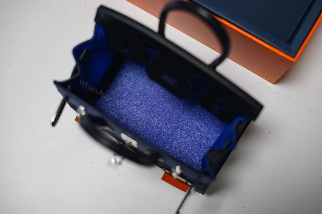 View 2 of HERMES FAUBOURG BIRKIN 20 DEEP BLUE 20CM